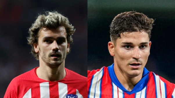 Griezmann, contundente con Julián Álvarez en Atlético Madrid: 