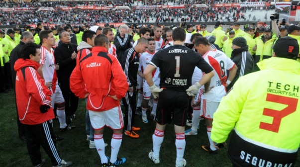 Jugó en River y disparó: 