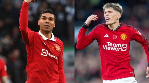 Casemiro explotó contra Garnacho en el Manchester United