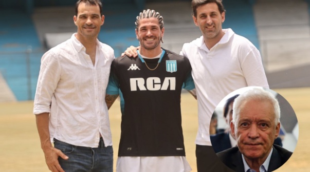 De Paul visitó a Racing y Milito le tiró un palito a Blanco: 