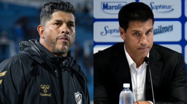 El DT de Platense explotó contra Domínguez tras la pelea: 