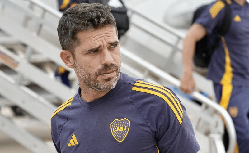Fernando Gago, el DT de Boca que sigue en proceso de implantarle sus ideas al equipo.