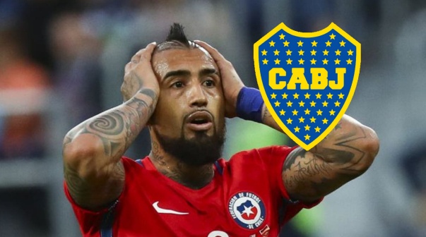 Arturo Vidal se plantó contra Boca y apoyó a Carlos Palacios: 