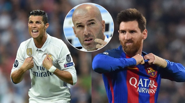 Zidane eligió al mejor entre Messi y Cristiano Ronaldo: 