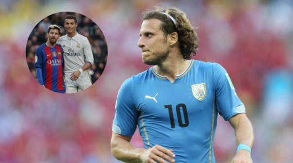 Forlán sorprendió al elegir entre Messi y Cristiano: 