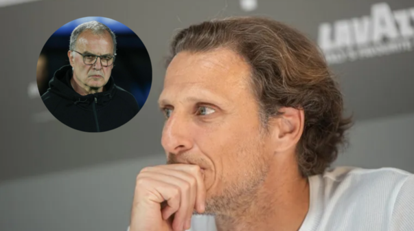 Forlán se plantó con Bielsa por el presente de Uruguay: 