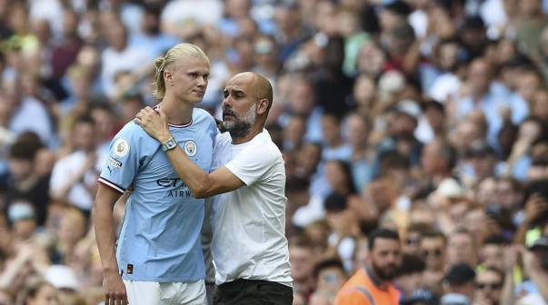 Guardiola comparó a Haaland con Messi y Cristiano Ronaldo: 