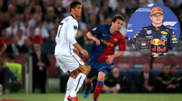 Verstappen respondió quién es su favorito entre Messi y Cristiano: 