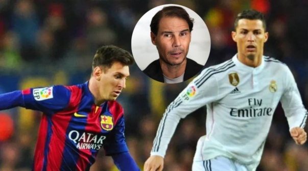 Rafael Nadal respondió quién es mejor entre Messi y Cristiano Ronaldo: 