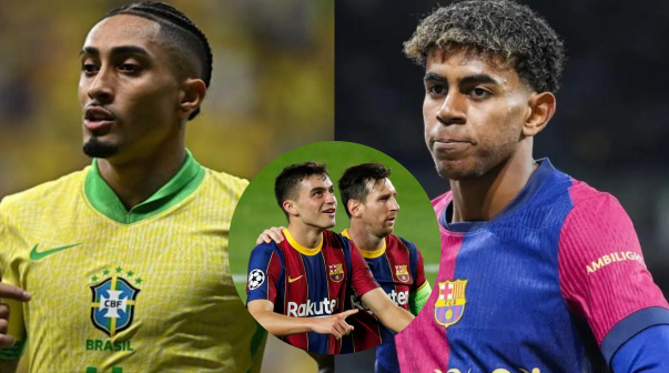 Pedri apuntó a Lamine Yamal y Raphinha como favoritos al Balón de Oro: 