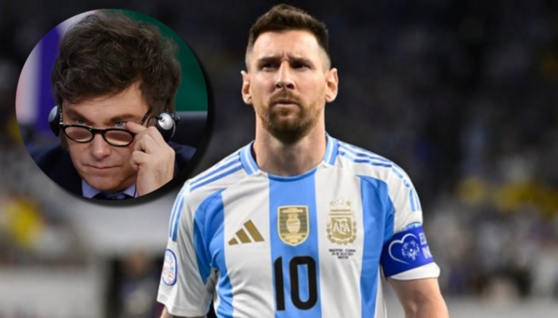 Javier Milei, sin filtros sobre Lionel Messi&nbsp;