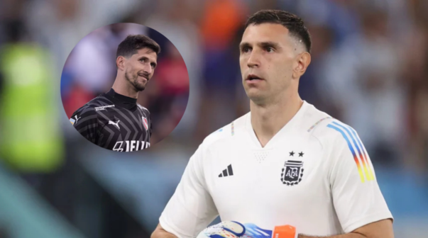 Rey le apuntó al Dibu Martínez en Independiente: 