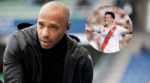 El tremendo elogio de Thierry Henry para Mastantuono en River: 