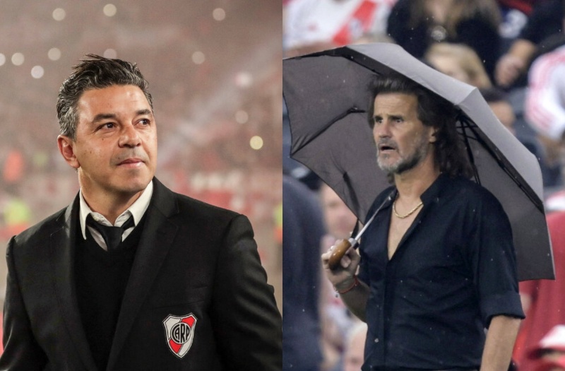Rubén Darío Insúa, DT de Barracas, apuntó a River y le contestó a Gallardo