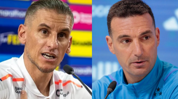 Beccacece contestó a Scaloni tras vencerlo con Ecuador: 