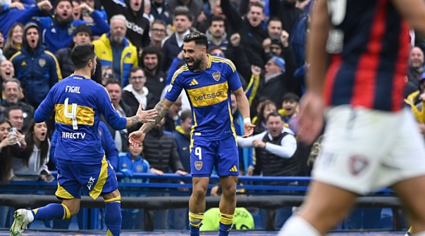 Boca Juniors vs San Lorenzo de Almagro. Fecha 11 Torneo de la LigaProfesional. Futbol Argentina. Primera División. 18/8/2024. Fotobaires