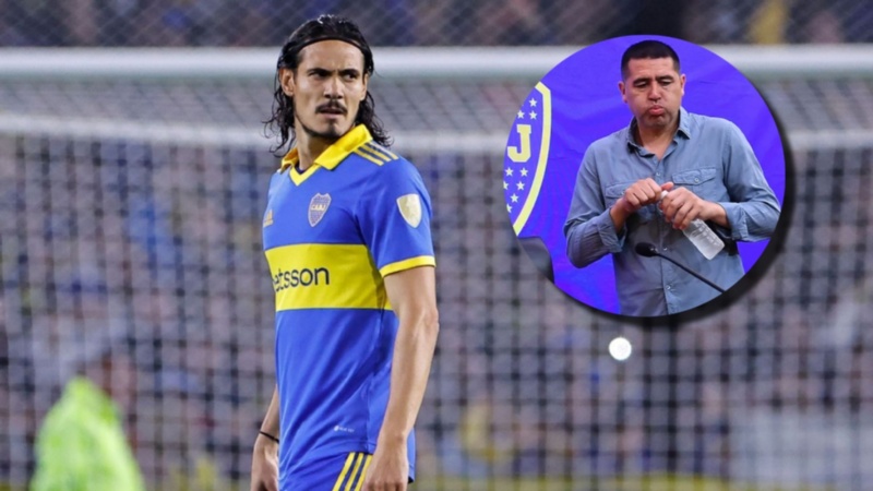 &nbsp;Riquelme sentenció a Cavani por sus ausencias en Boca