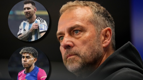 El DT de Barcelona respondió quién es mejor entre Messi y Yamal: 