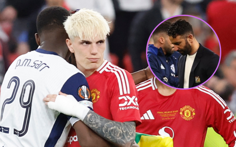 &nbsp;Garnacho volvió a apuntar contra el DT del Manchester United