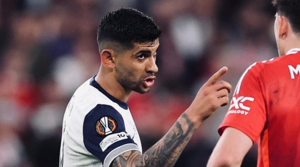 El compañero de Garnacho que peleó con el 'Cuti' Romero en la final de Europa League