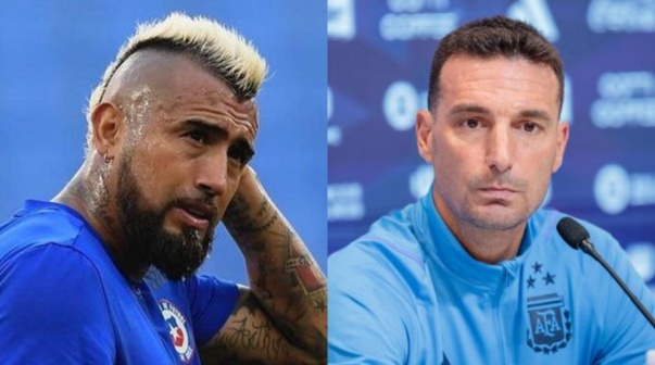 La respuesta de Scaloni a Vidal antes de Argentina vs. Chile: 