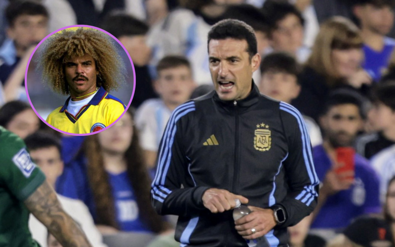 &nbsp;Valderrama advirtió a Scaloni sobre la Selección de Colombia
