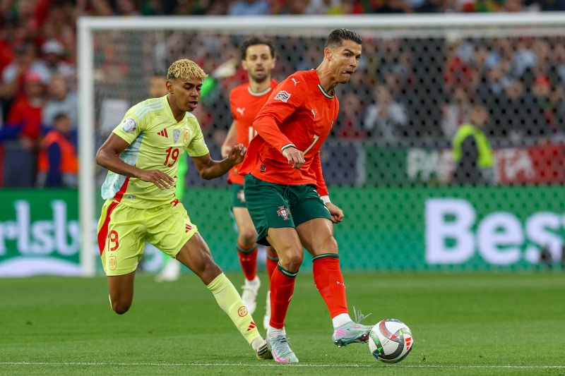 &nbsp;Cristiano Ronaldo y Lamine Yamal definieron la Nations League entre Portugal y España