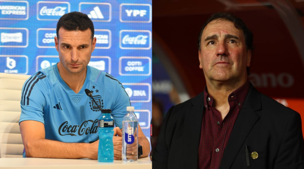 Scaloni, sin vueltas sobre el DT de Colombia: 