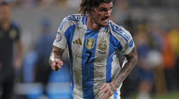 El guiño de De Paul para Beckham por su posible llegada al Inter Miami: 