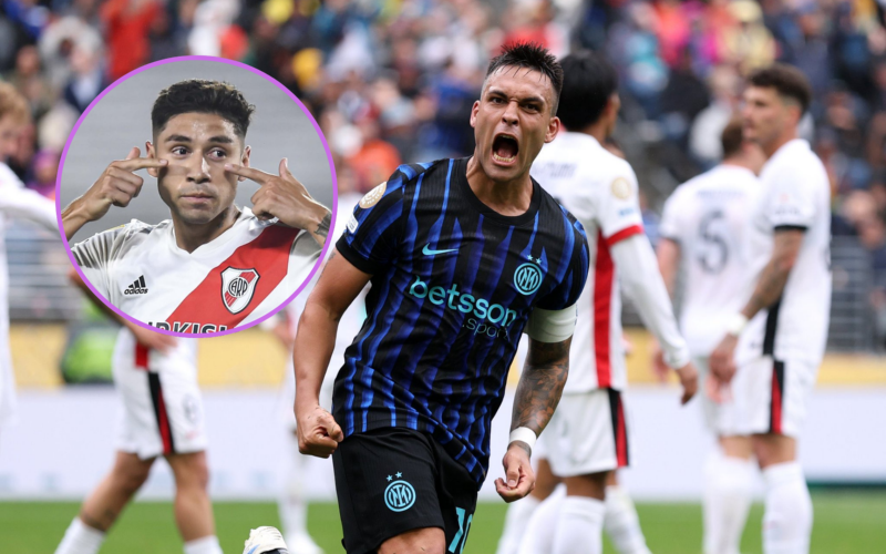 Tras el empate de River, Montiel advirtió a Lautaro Martínez&nbsp;