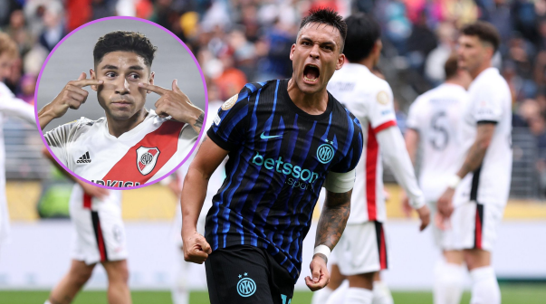 Tras el empate de River, Montiel advirtió a Lautaro Martínez: 