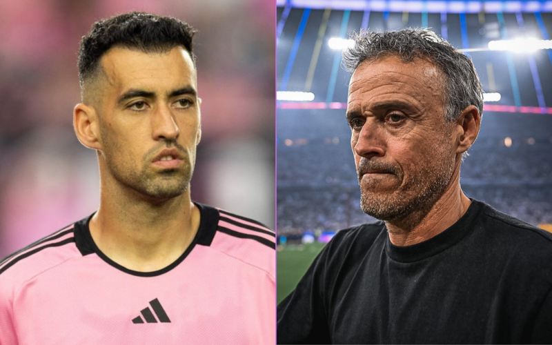 Tras el PSG - Inter Miami, Sergio Busquets le contestó a Luis Enrique