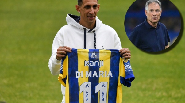 PRESENTACION DE ANGEL DI MARIA EN ROSARIO CENTRAL