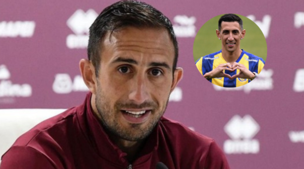 Izquierdoz se plantó y le marcó la cancha a Di María: 