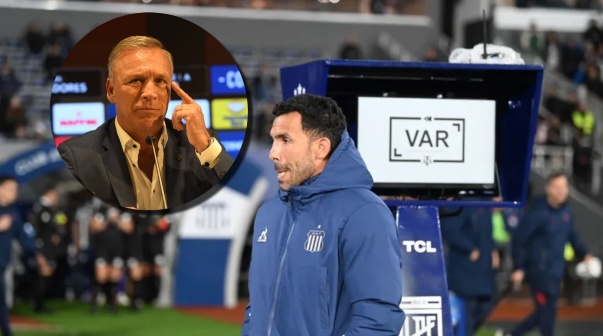 Carlos Tevez le apuntó a Fassi tras el empate de Talleres: 