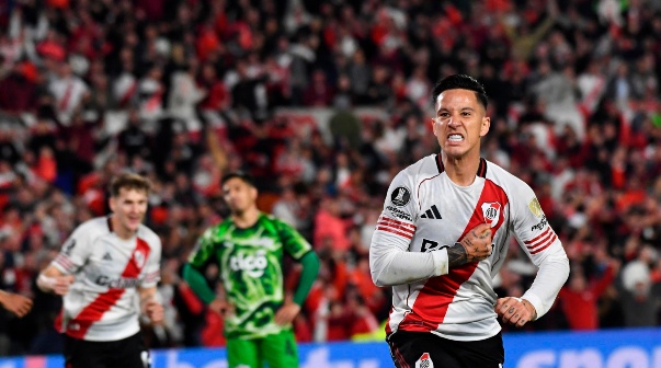 Sebastian Driussi.. River Plate vs Libertad. Octavos de Final Copa Libertadores.