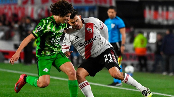 Marcos Acuña. River Plate vs Libertad. Octavos de Final Copa Libertadores.