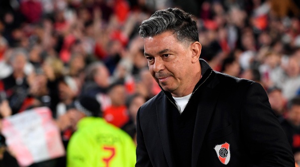 Marcelo Gallardo. River Plate vs Libertad. Octavos de Final Copa Libertadores.