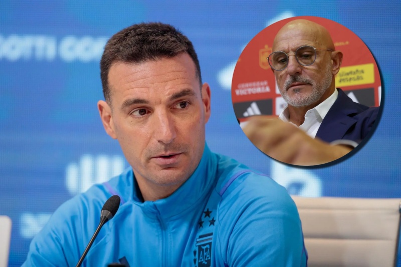 Scaloni no se calló nada sobre España de cara a la Finalissima&nbsp;