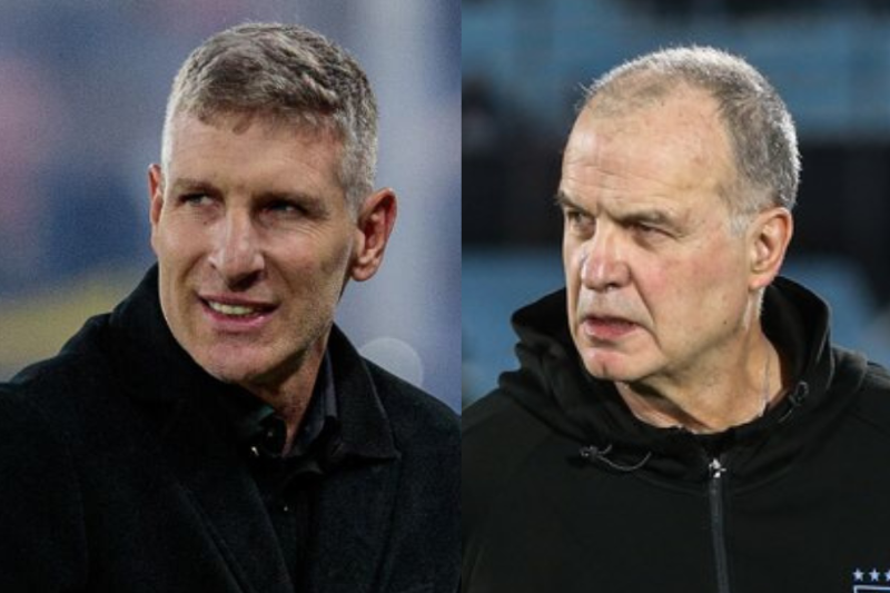 Palermo le apuntó a Bielsa por su paso en la Selección Argentina&nbsp;