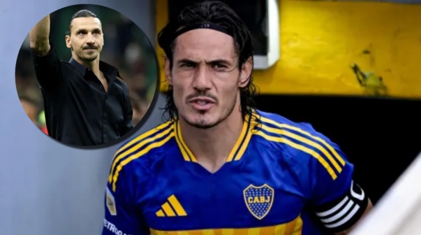 Polémica en Boca: la reacción de Ibrahimovic cuando le nombraron a Edinson Cavani