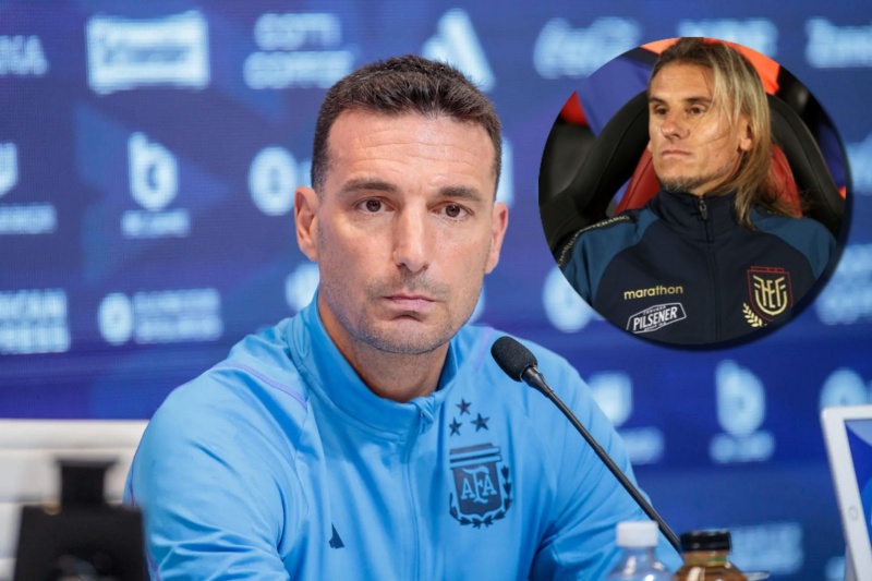 Scaloni le apuntó a Beccacece tras la derrota de Argentina&nbsp;