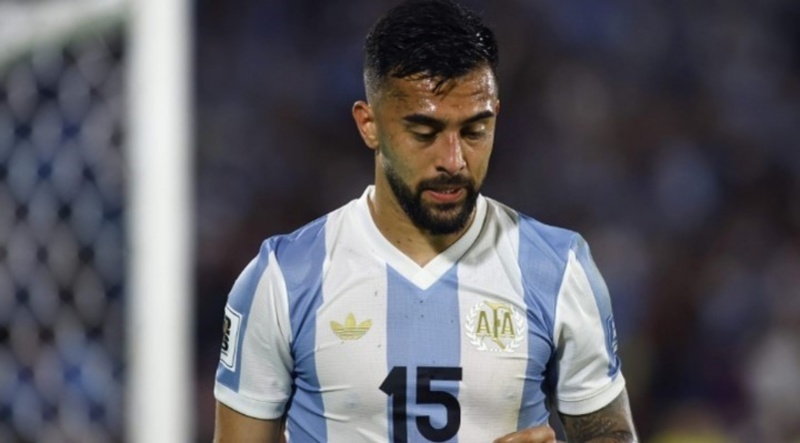 Alarma en la Selección: Nicolás González sufrió una lesión aparentemente muscular&nbsp;