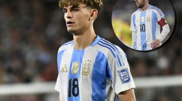 Compararon a Nico Paz con Messi: 
