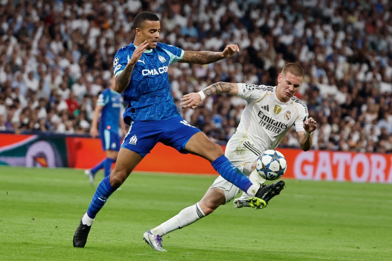 Real Madrid recibió a Olympique de Marsella en el debut de Mastantuono por Champions&nbsp;