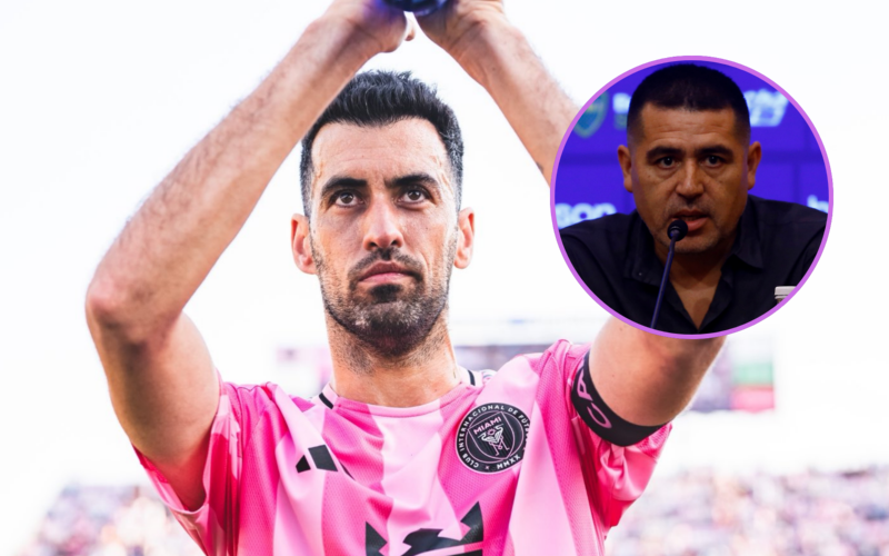&nbsp;Sergio Busquets se retirará este año en Inter Miami: los elogios de Juan Román Riquelme