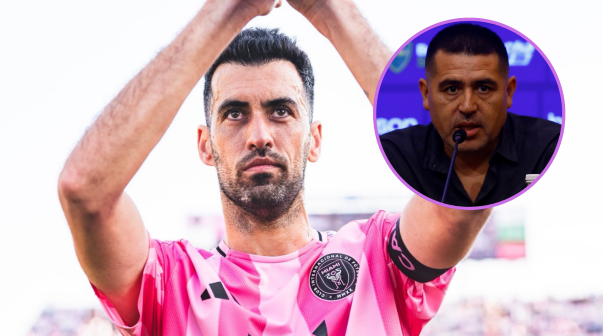 Sergio Busquets se retirará este año en Inter Miami: los elogios de Juan Román Riquelme