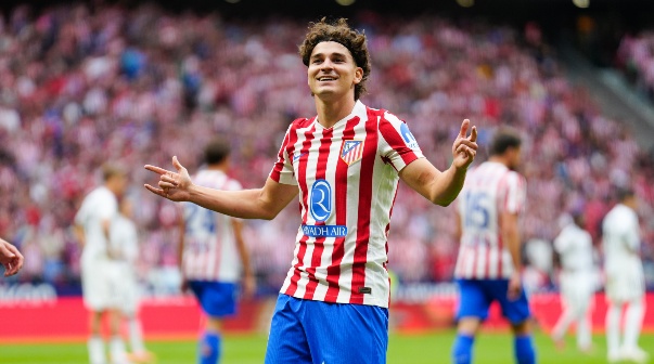 Atlético Madrid comparó a Julián Álvarez con Michael Jordan: 
