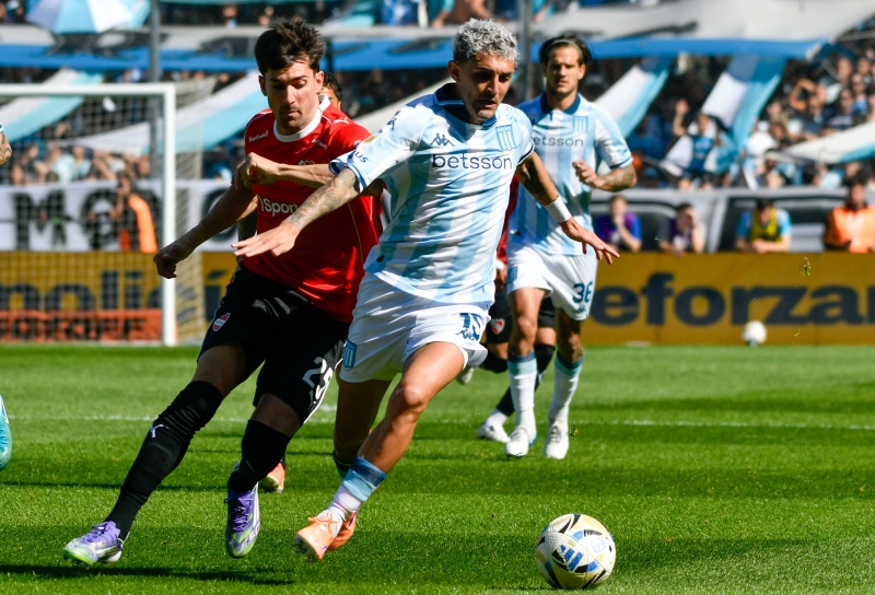 La bronca de Luciano Cabral tras el empate entre Independiente y Racing