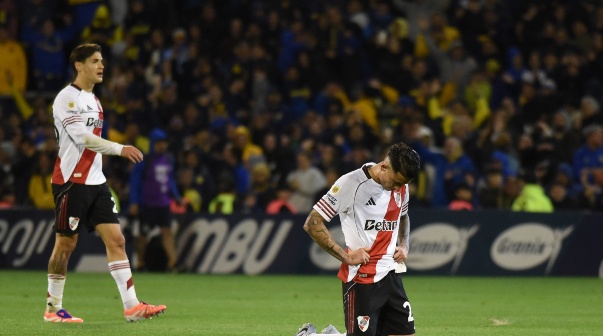 El dardo de Martínez Quarta contra el árbitro tras la derrota de River: 